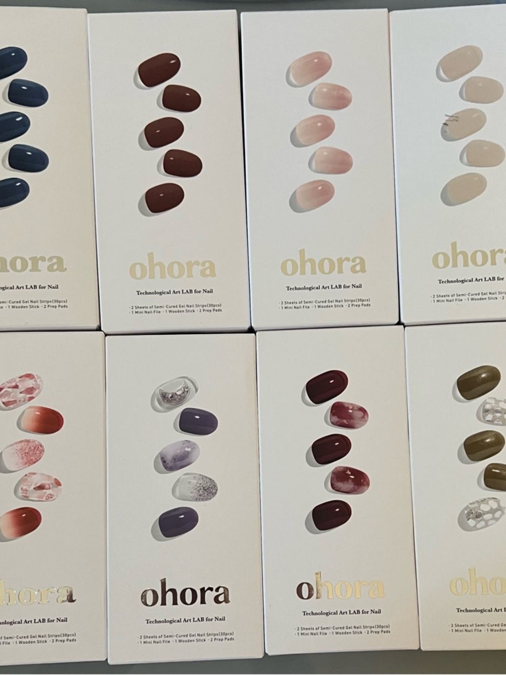 ohora Press-On Nail Sets - 27 FULL SETS